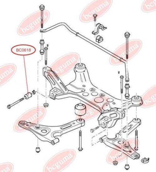 Control Arm-/Trailing Arm Bush