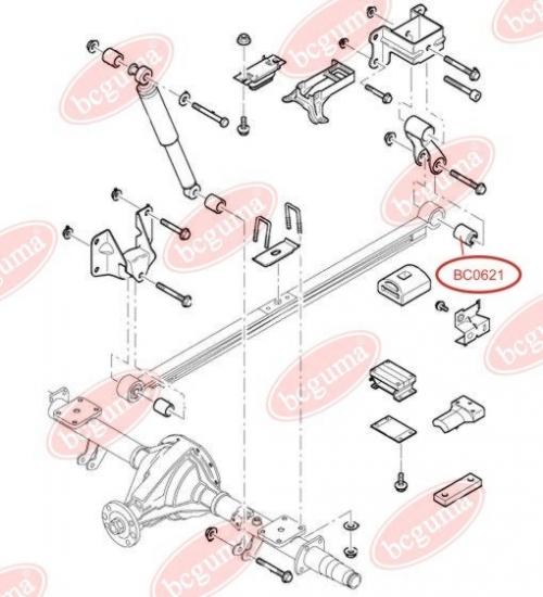 Bushing, leaf spring