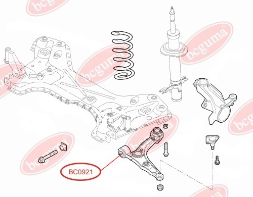 Control Arm-/Trailing Arm Bush