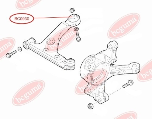 Control Arm-/Trailing Arm Bush