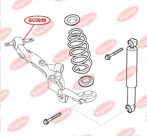 Control Arm-/Trailing Arm Bush