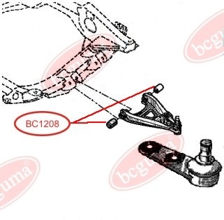 Control Arm-/Trailing Arm Bush