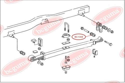 Bushing, Leaf spring