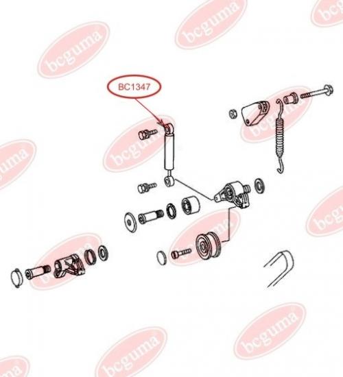 Bushing for Vibration Damper, v-ribbed belt