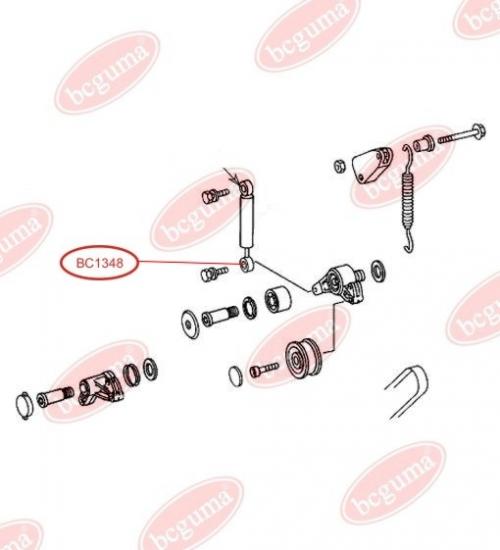 Bushing for Vibration Damper, v-ribbed belt