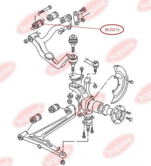 Control Arm-/Trailing Arm Bush