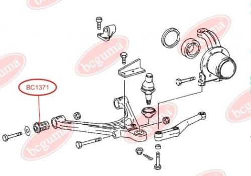 Control Arm-/Trailing Arm Bush