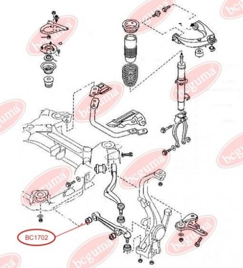 Control Arm-/Trailing Arm Bush