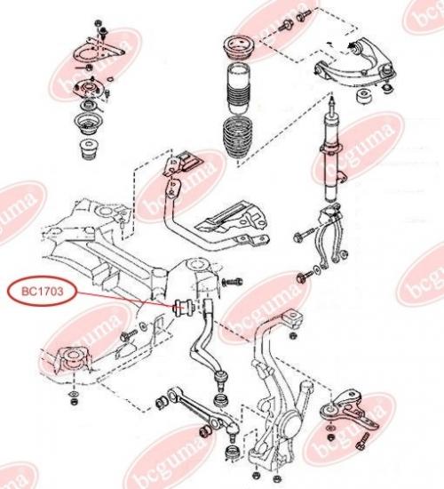 Control Arm-/Trailing Arm Bush