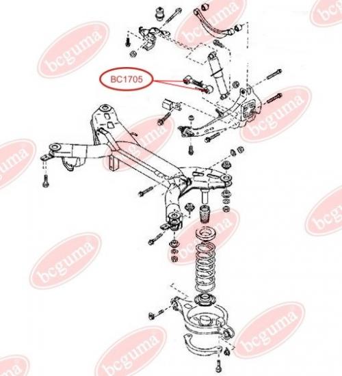 Control Arm-/Trailing Arm Bush