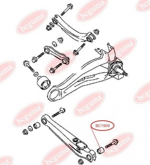 Control Arm-/Trailing Arm Bush