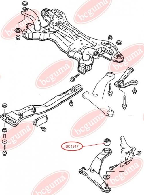 Control Arm-/Trailing Arm Bush