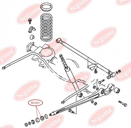 Control Arm-/Trailing Arm Bush