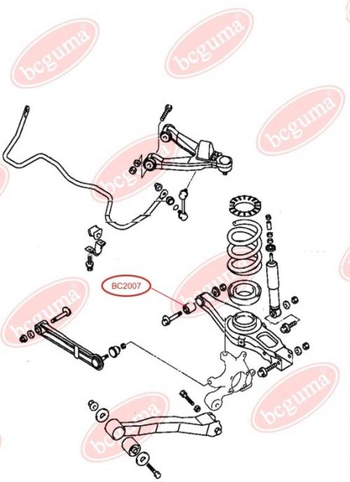 Control Arm-/Trailing Arm Bush