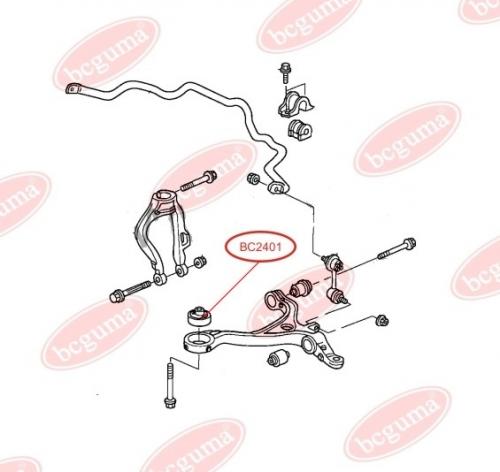 Control Arm-/Trailing Arm Bush