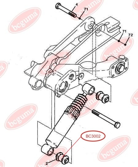 Bushing, shock absorber