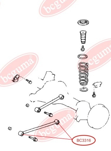 Control Arm-/Trailing Arm Bush