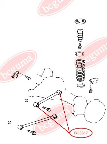 Control Arm-/Trailing Arm Bush