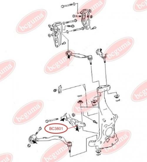 Control Arm-/Trailing Arm Bush