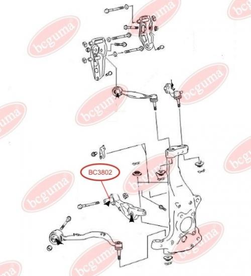 Control Arm-/Trailing Arm Bush