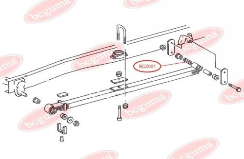 Leaf Spring Eye Shackle Spacer