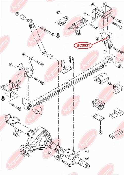 Bushing, leaf spring