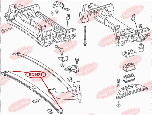 Rubber Buffer, suspension