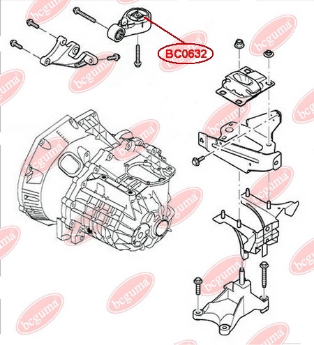 Engine Mounting (Manual transmission)
