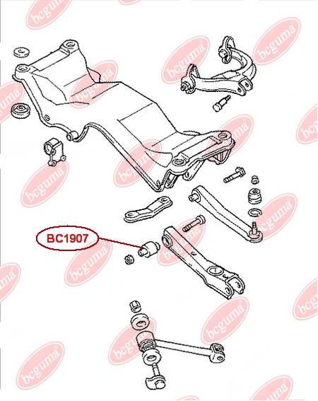 Control Arm-/Trailing Arm Bush