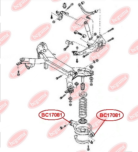 Control Arm-/Trailing Arm Bush