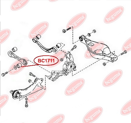 Control Arm-/Trailing Arm Bush