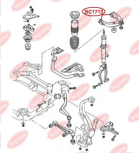 Control Arm-/Trailing Arm Bush