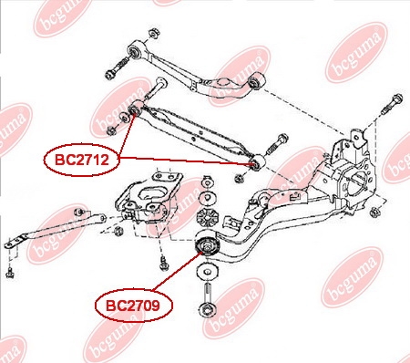 Control Arm-/Trailing Arm Bush