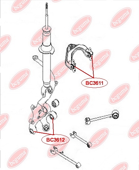 Control Arm-/Trailing Arm Bush