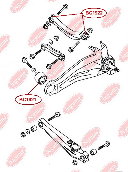 Control Arm-/Trailing Arm Bush