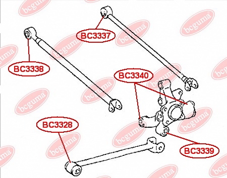 Control Arm-/Trailing Arm Bush