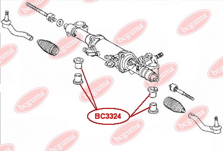 Mounting, steering gear