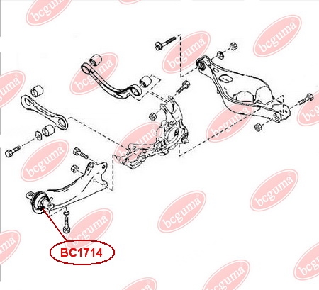 Control Arm-/Trailing Arm Bush