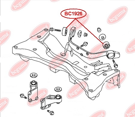 Mounting, differential