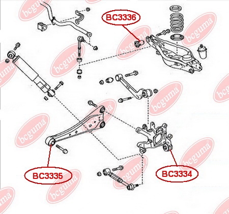 Control Arm-/Trailing Arm Bush