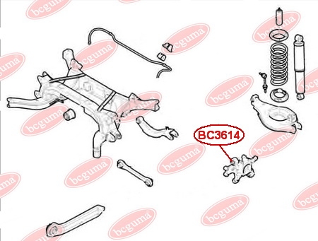 Control Arm-/Trailing Arm Bush