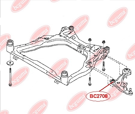 Control Arm-/Trailing Arm Bush