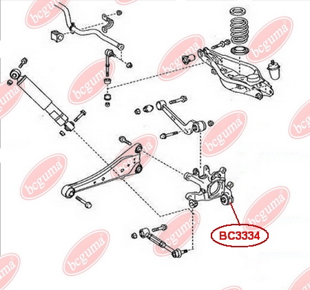 Control Arm-/Trailing Arm Bush