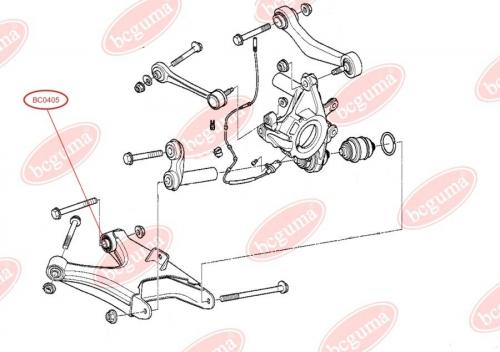 Control Arm-/Trailing Arm Bush